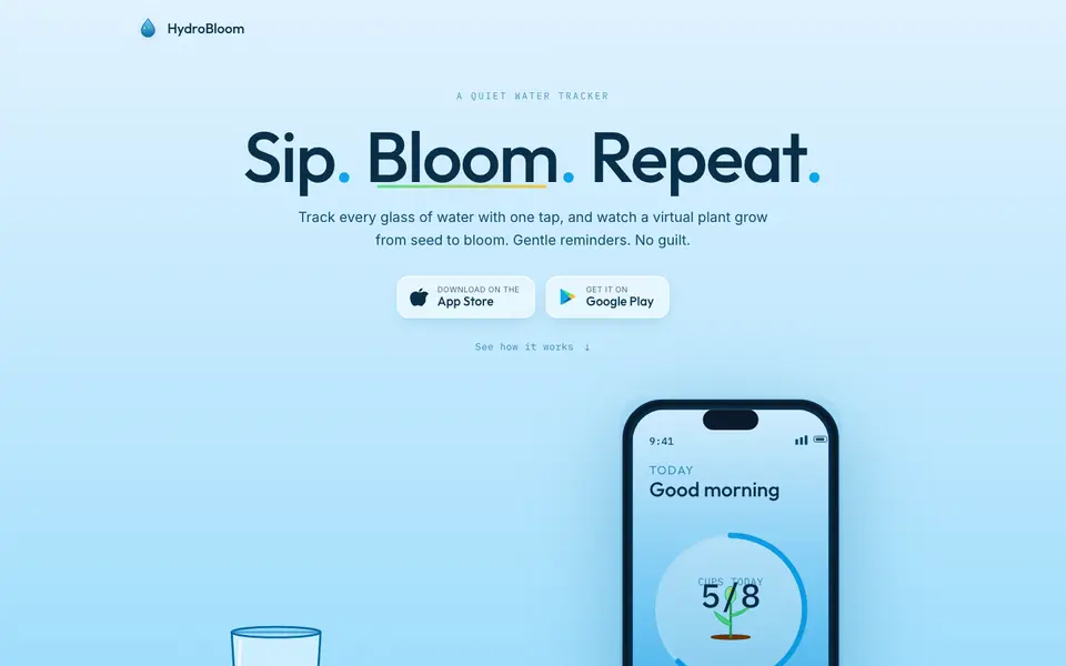 HydroBloom website