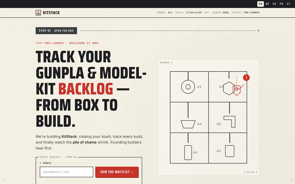 KitStack website
