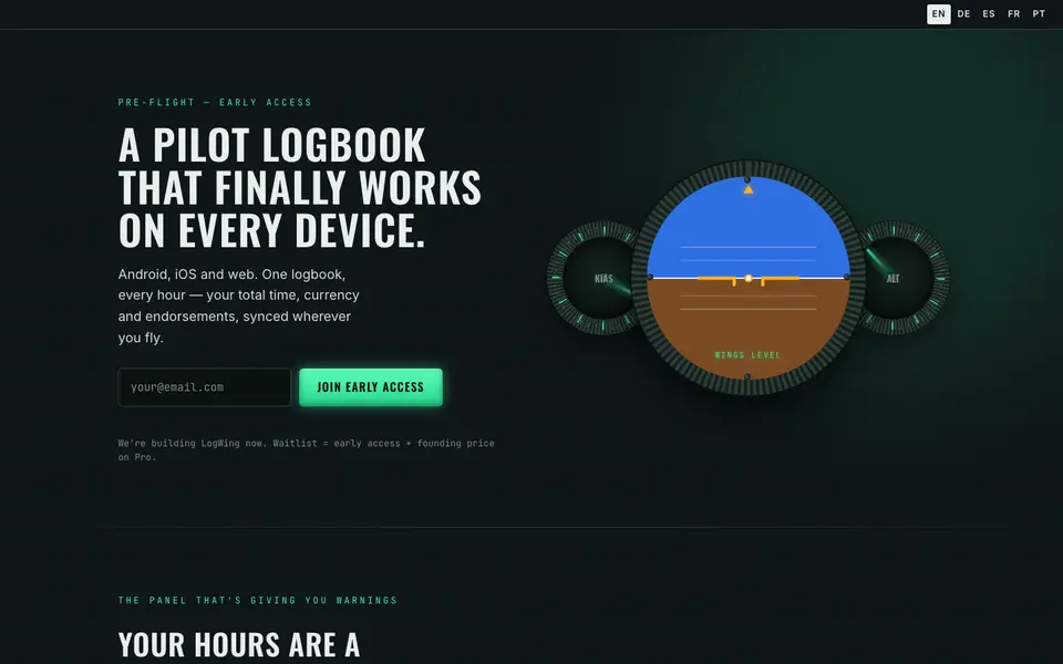 LogWing website
