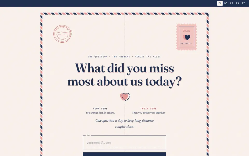 PairNotes website