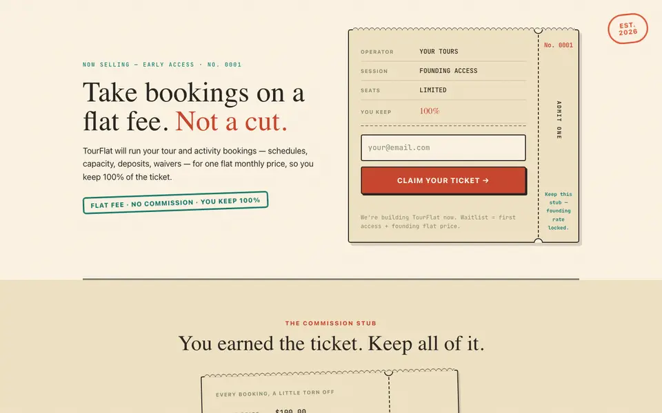 TourFlat website